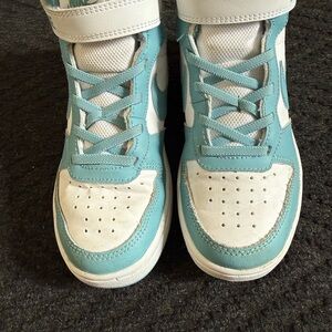 Nike kids High-Top Sneakers - Teal and White
